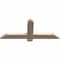 Ekena Millwork Eugene Smooth Timber Gable Bracket, Douglas Fir, 36"W x 15"H x 1 1/2"D x 3 1/2"F, 10/12 Pitch GBW036X15X0204EUG00SDF - alternate 3